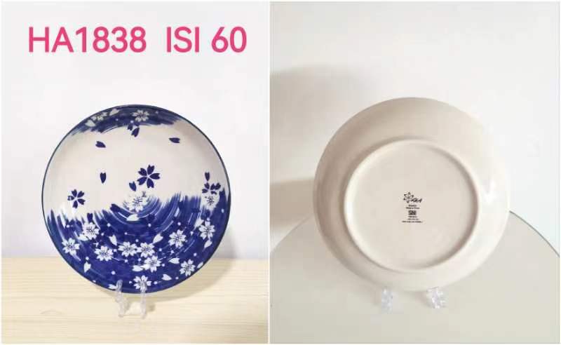 Piring Keramik 8"in HA1838 (60pcs)