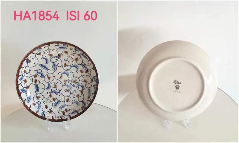 Piring Keramik 8"in HA 1854 (60pcs)