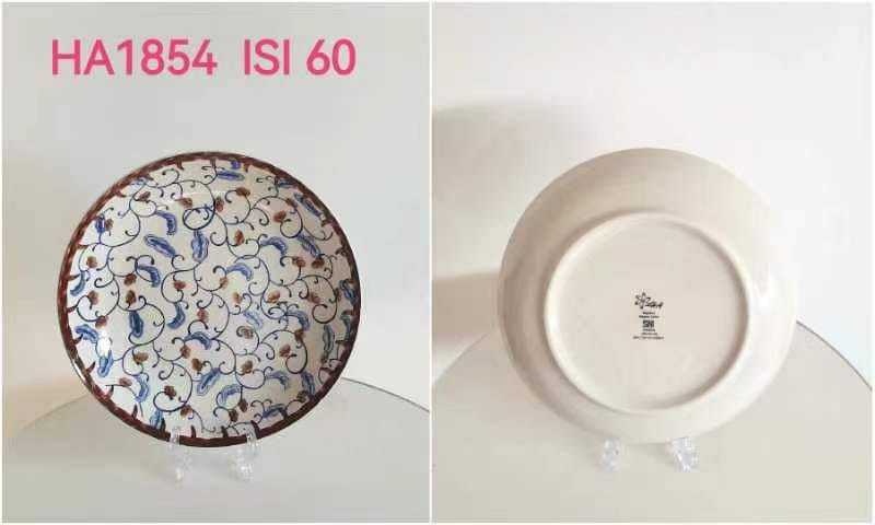 Piring Keramik 8"in HA 1854 (60pcs)