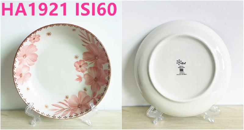 Piring Keramik 8"in HA 1921 (60pcs)