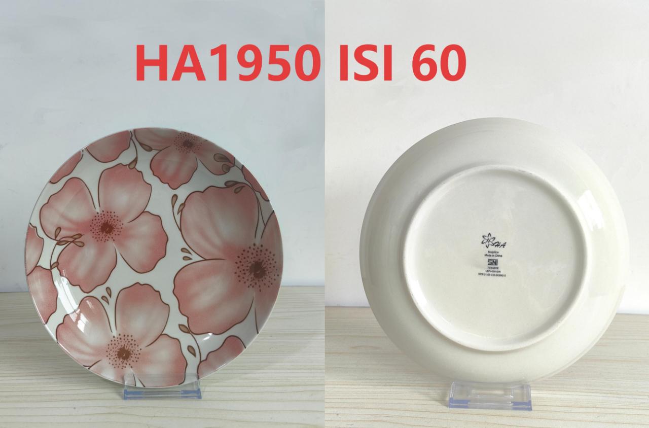 Piring Keramik 8"in HA 1950 (60pcs)