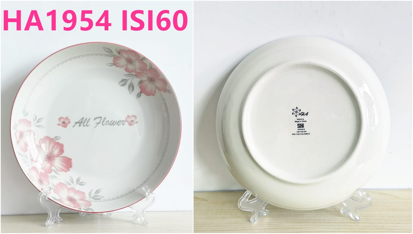Piring Keramik 8"in HA1954 (60pcs)