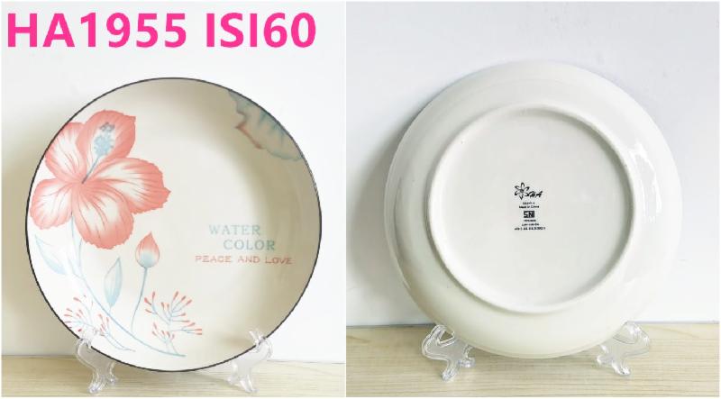 Piring Keramik 8"in HA 1955 (60pcs)