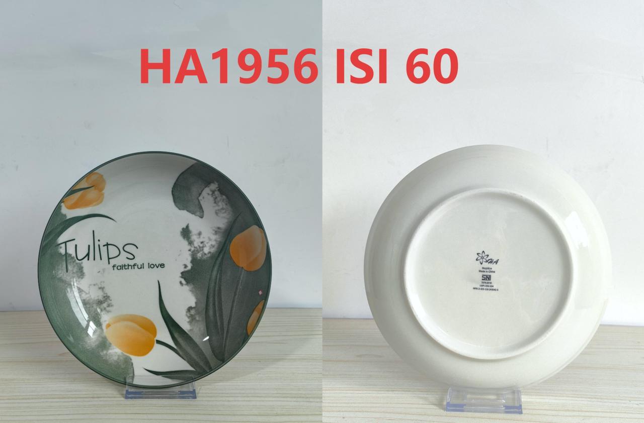 Piring Keramik 8"in HA 1956 (60pcs)