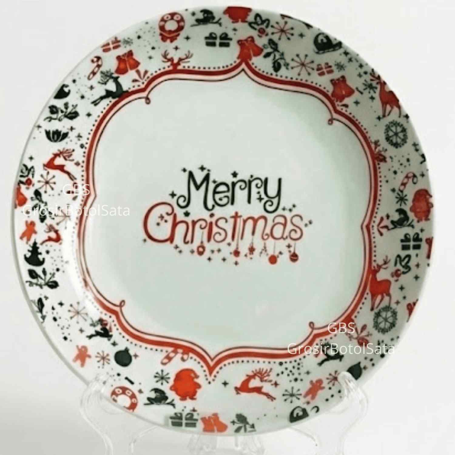 Piring Keramik 8"in HA1990 Natal (60pcs)