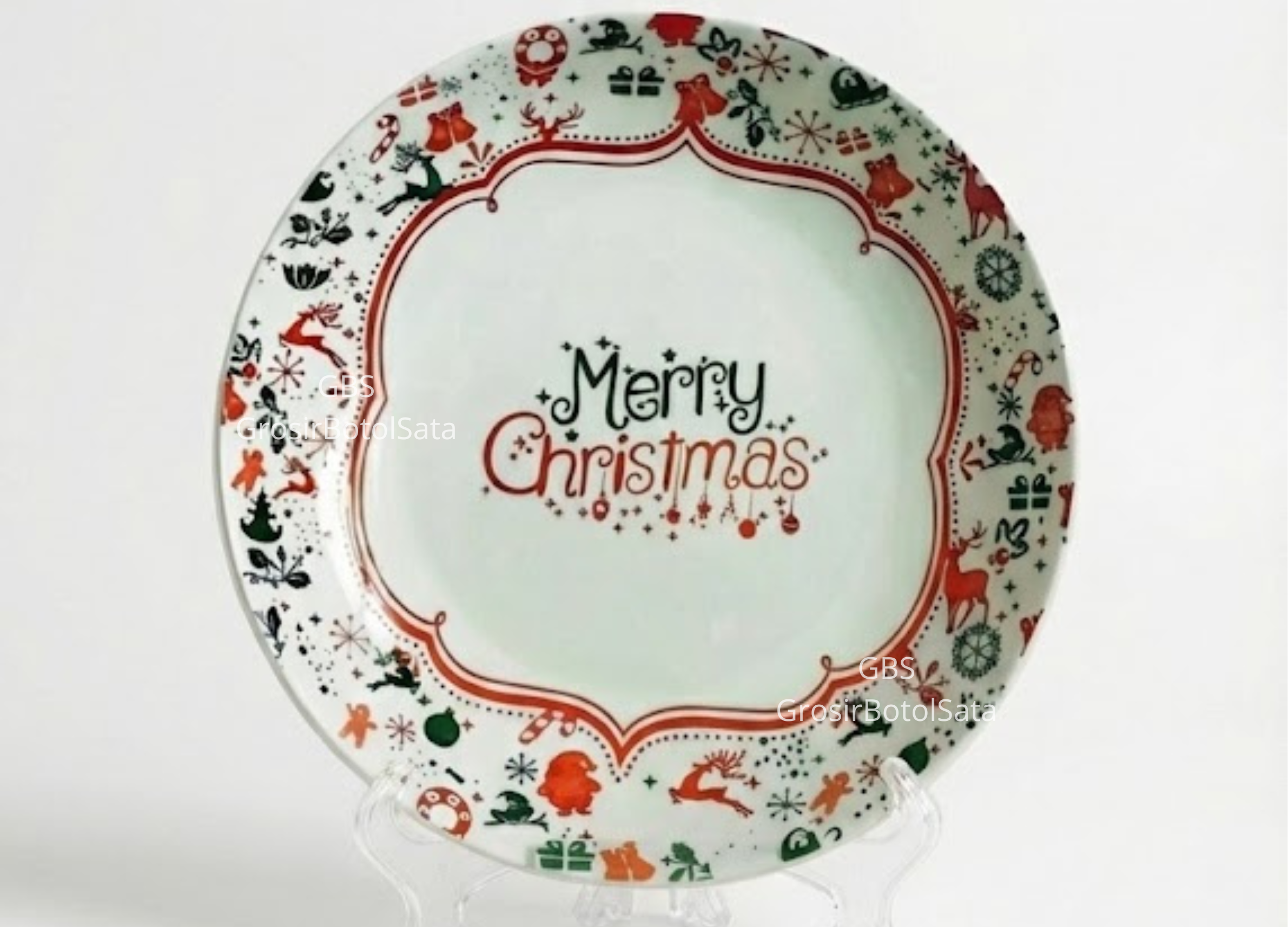 Piring Keramik 8"in HA1990 Natal (60pcs)