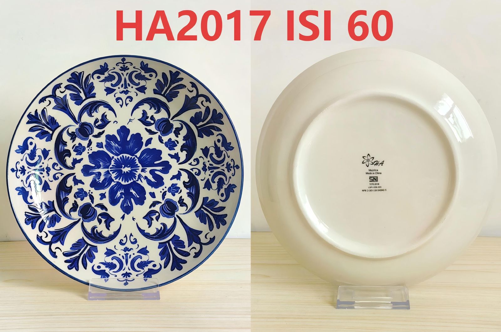 Piring Keramik 8"in HA2017 (60pcs)