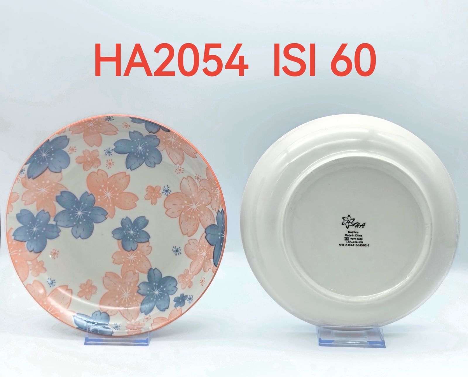 Piring Keramik 8"in HA2054 (60pcs)