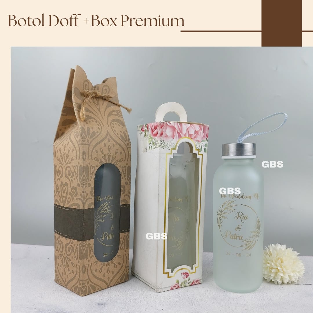 Botol Kaca Doff 420ml (80pcs)
