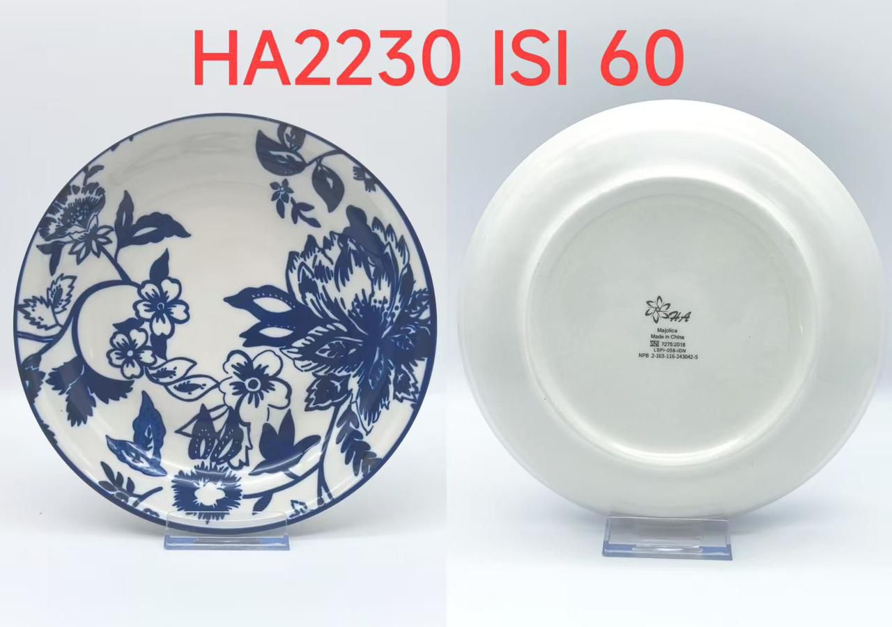 Piring Keramik 8"in HA 2231 (60pcs)
