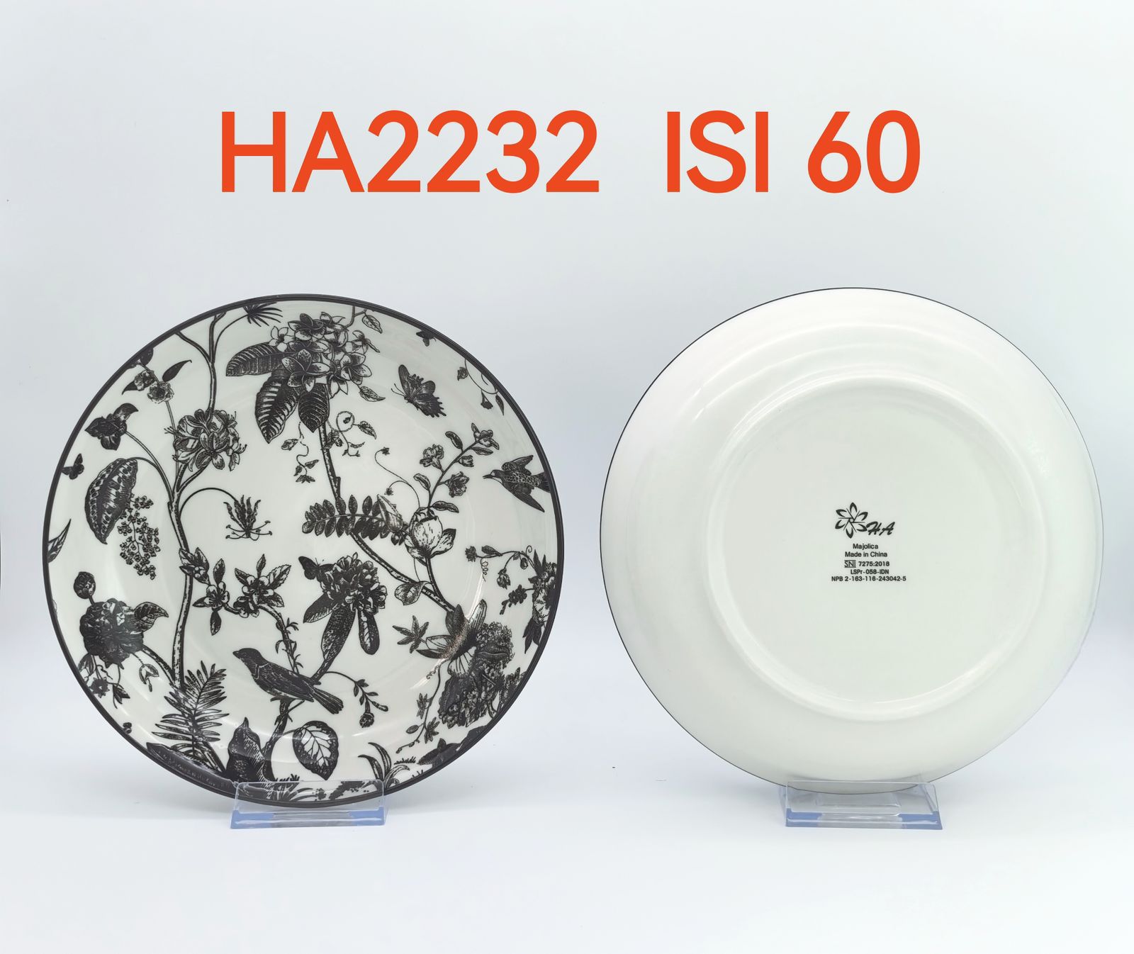 Piring Keramik 8"in HA 2232 (60pcs)