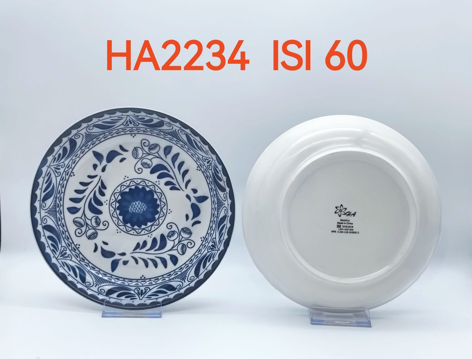 Piring Keramik 8"in HA 2234 (60pcs)