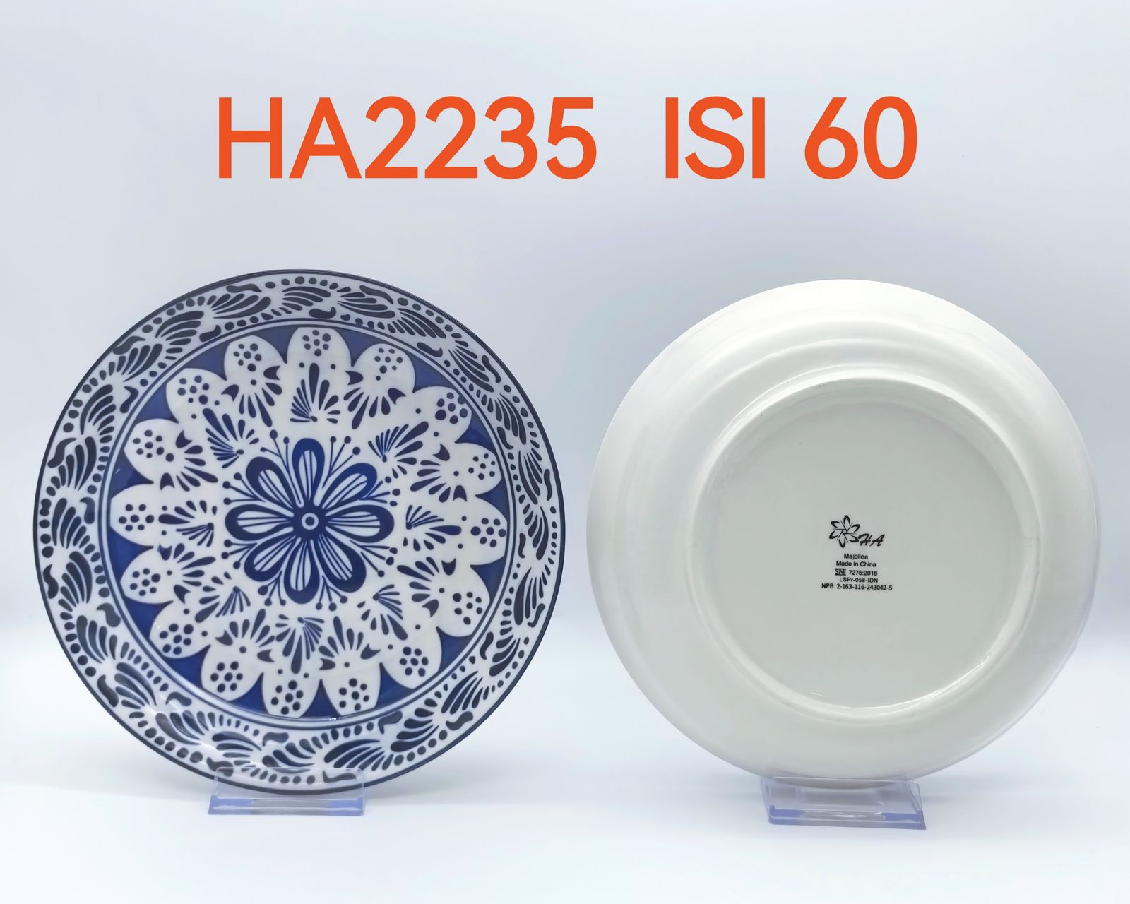 Piring Keramik 8"in HA2235 (60pcs)