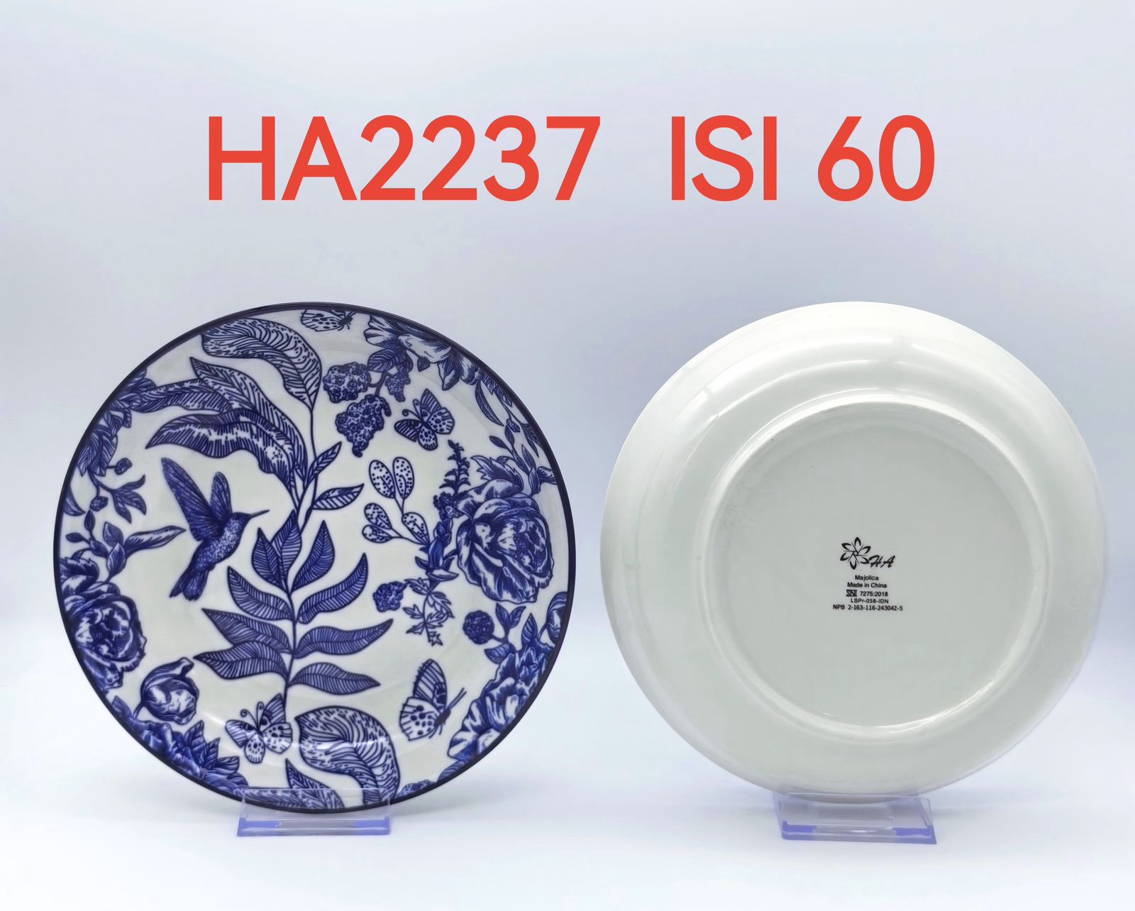 Piring Keramik 8"in HA2237(60pcs)