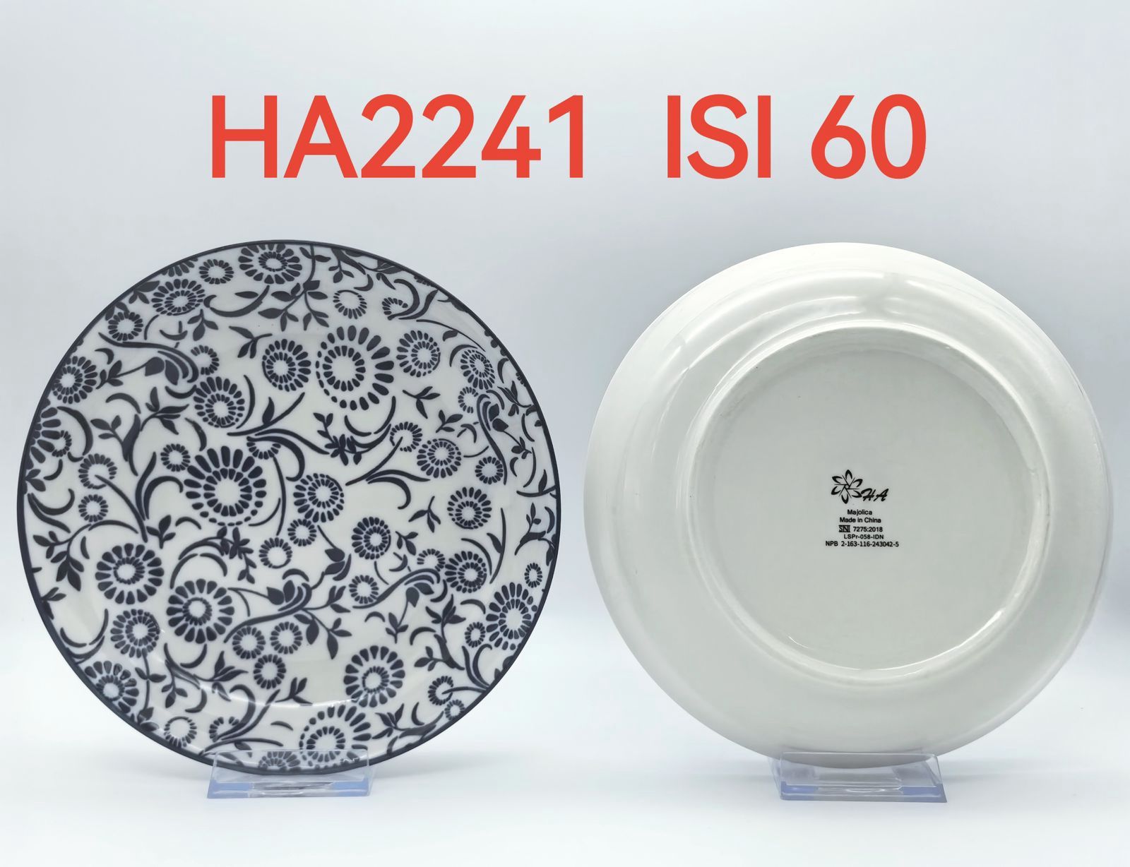 Piring Keramik 8"in HA2241(60pcs)