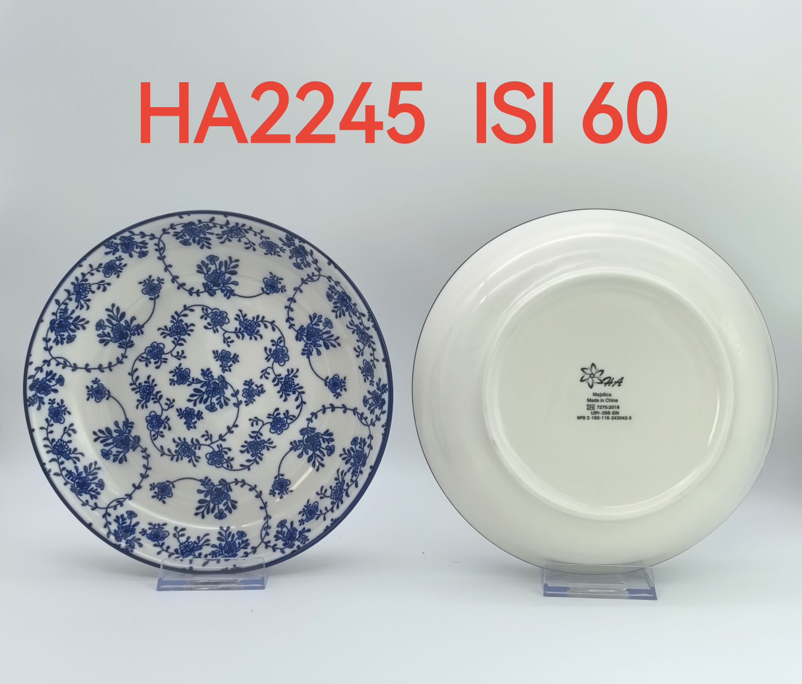 Piring Keramik 8"in HA2245 (60pcs)
