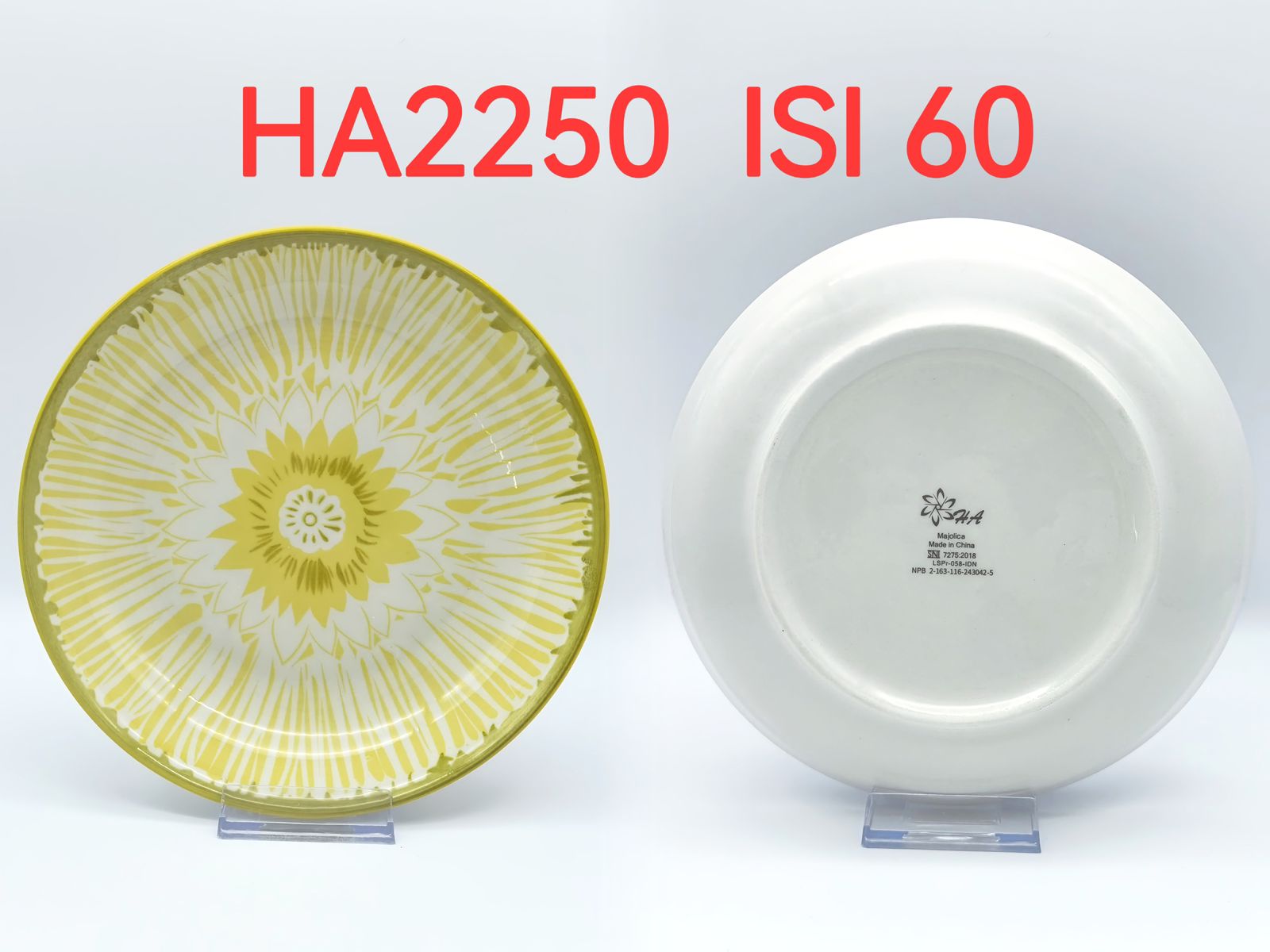 Piring Keramik 8"in HA2250 (60pcs)