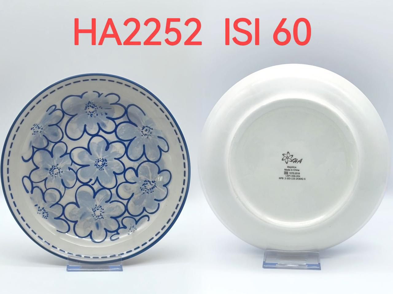 Piring Keramik 8"in HA 2252 (60pcs)