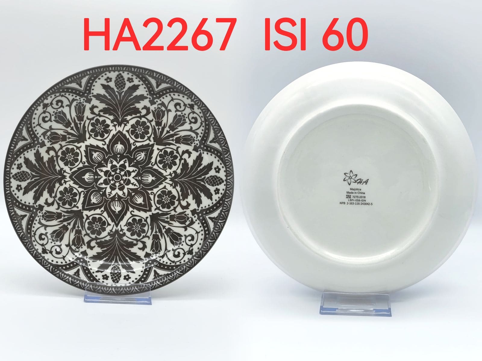 Piring Keramik 8"in HA2267 (60pcs)