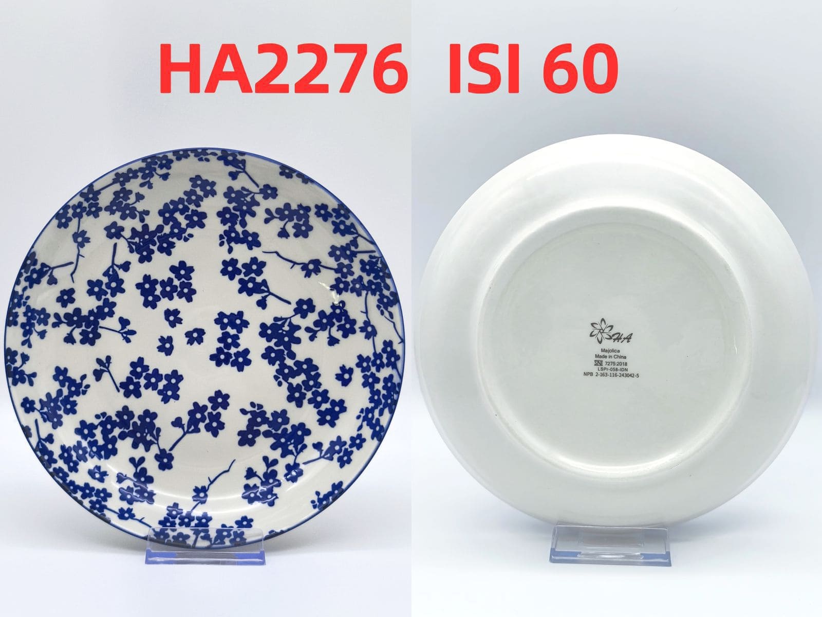 Piring Keramik 8"in HA 2276 (60pcs)