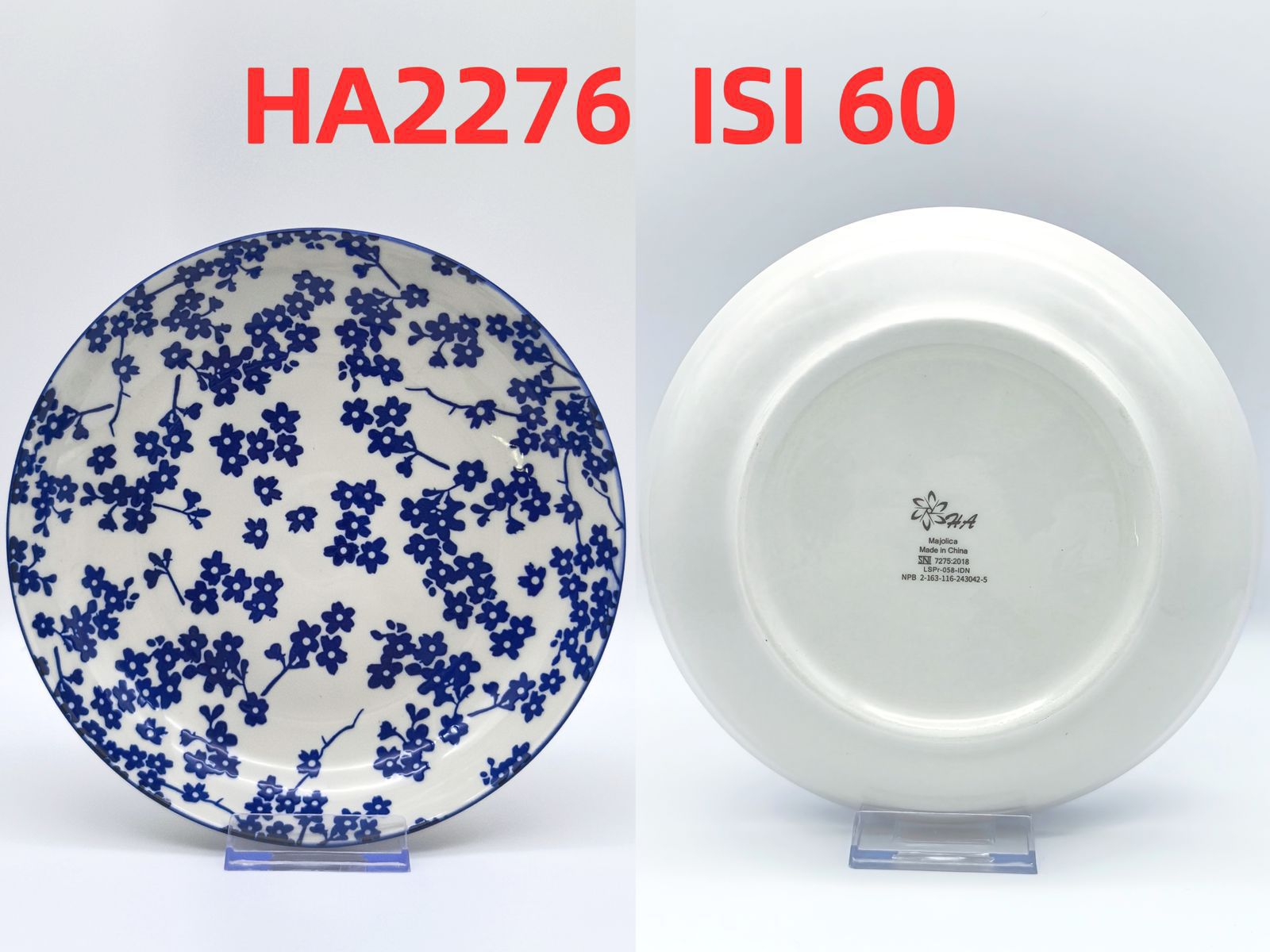 Piring Keramik 8"in HA 2276 (60pcs)