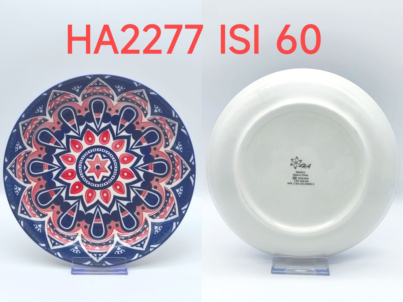 Piring Keramik 8"in HA2277 (60pcs)