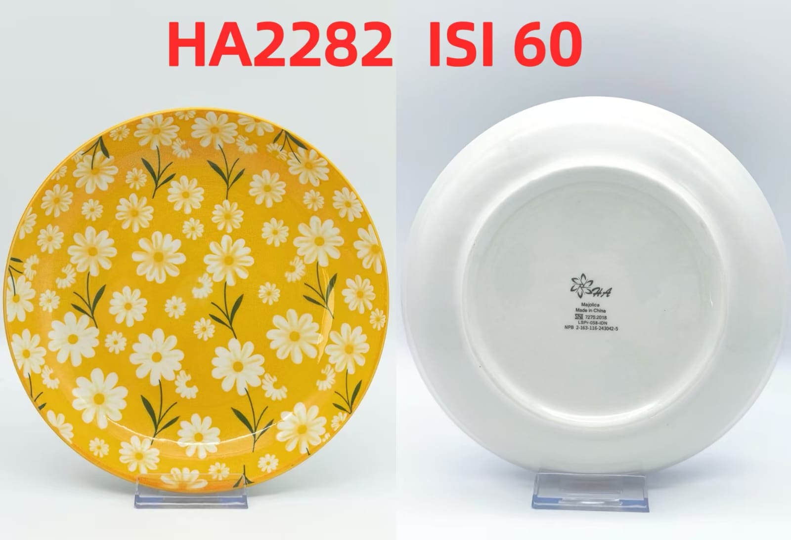 Piring Keramik 8"in HA 2282 (60pcs)