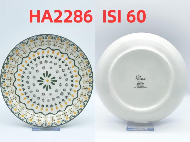Piring Keramik 8"in HA 2286 (60pcs)