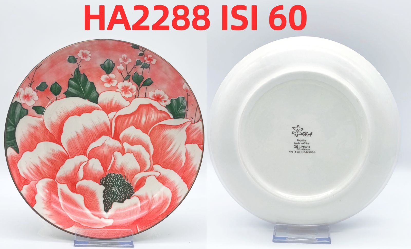 Piring Keramik 8"in HA2288 (60pcs)