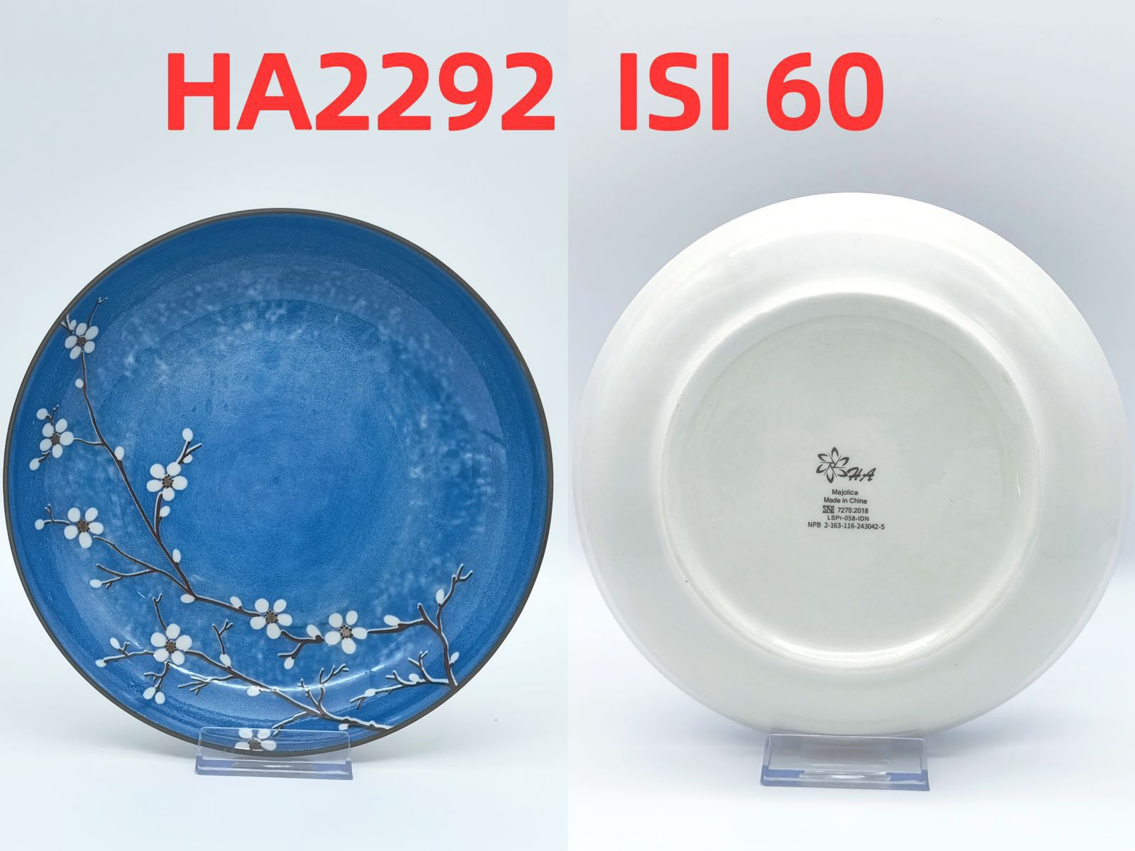 Piring Keramik 8"in HA 2292 (60pcs)