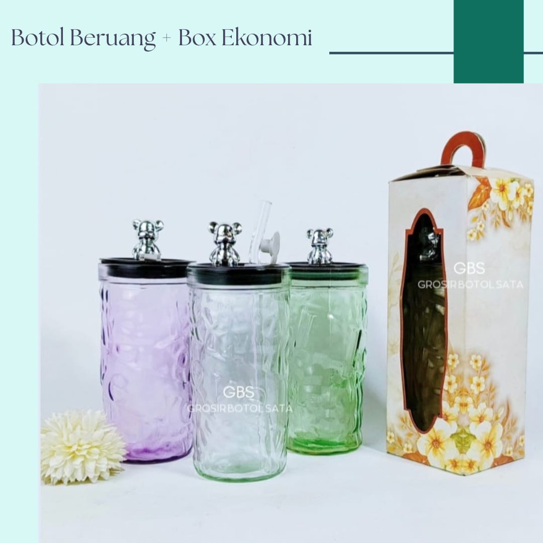 Botol Beruang Box Asli (80pcs)