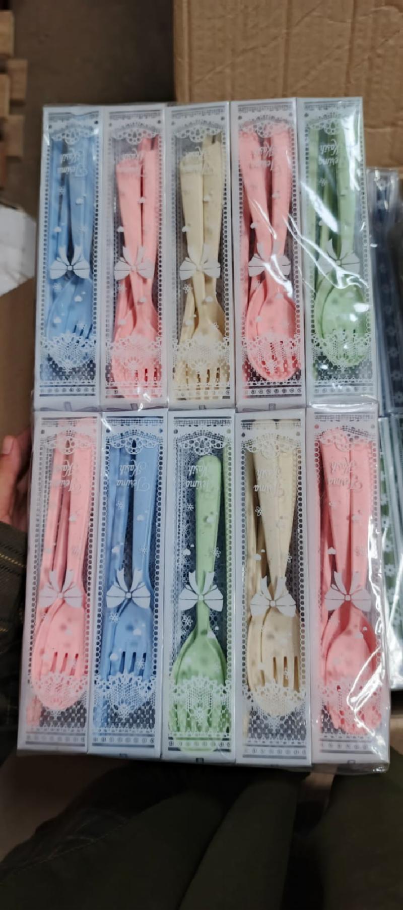 5054. Sendok Plastik Mika (50pcs)