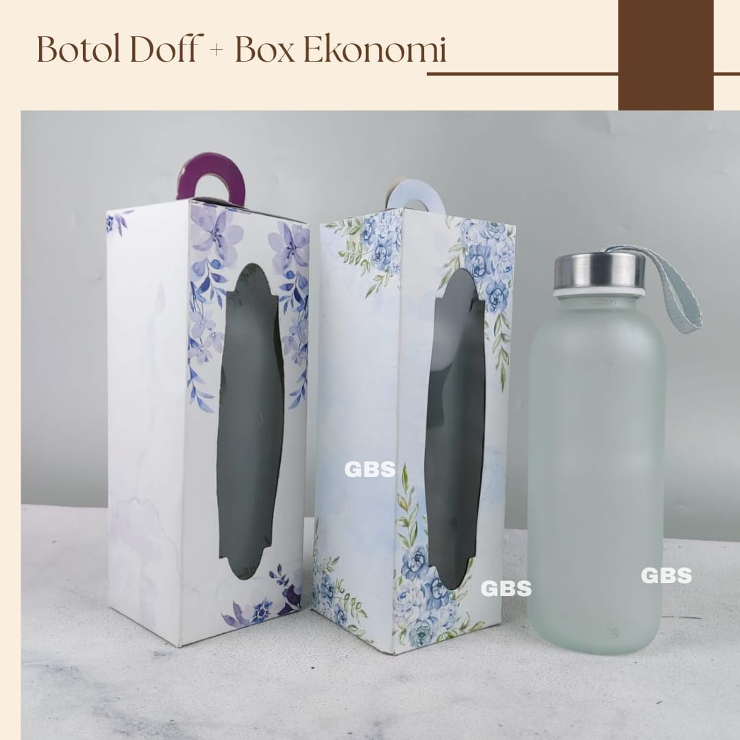 Botol Kaca Doff 420ml (80pcs)