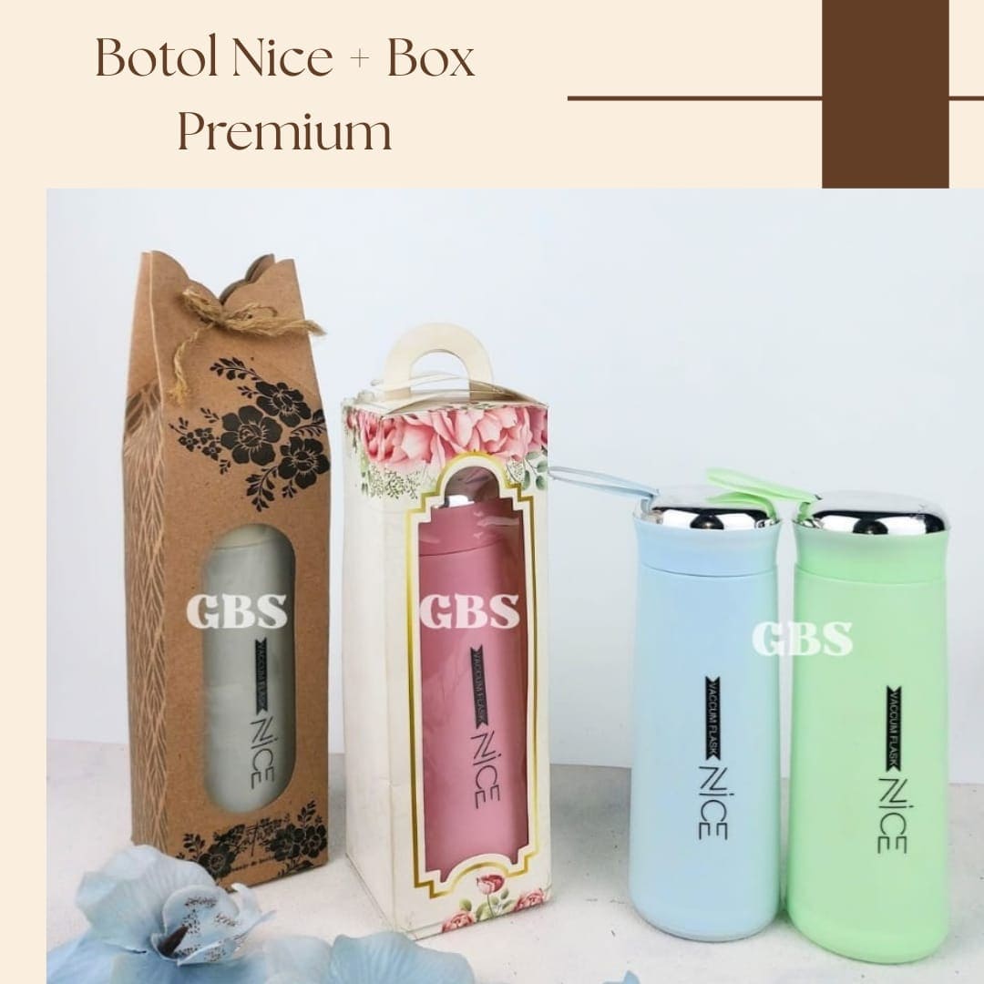 Botol Nice Kaca NON box 400ml (80pcs)