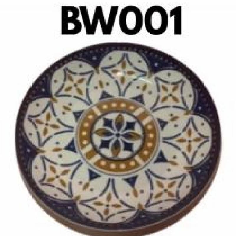 Piring Keramik 8"in NA-BW001 (60pcs)