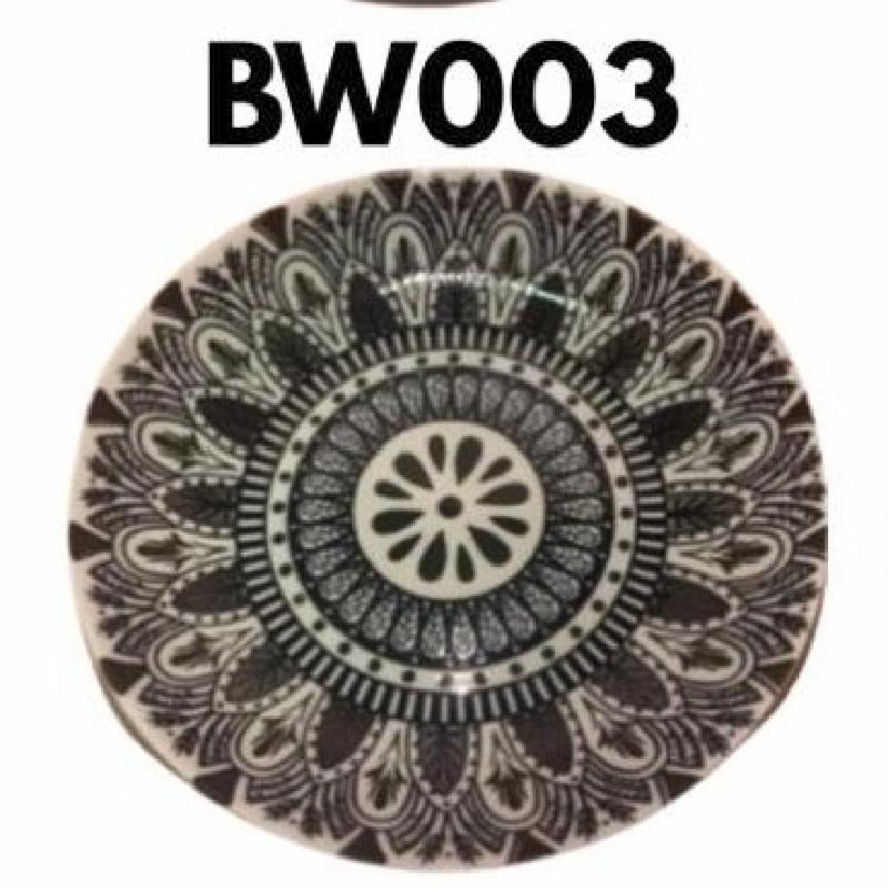 Piring Keramik 8"in NA-BW003 (60pcs)