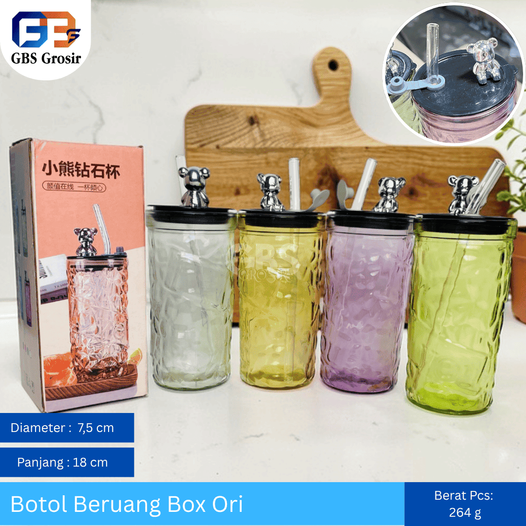 Botol Beruang Box Ori (80pcs)