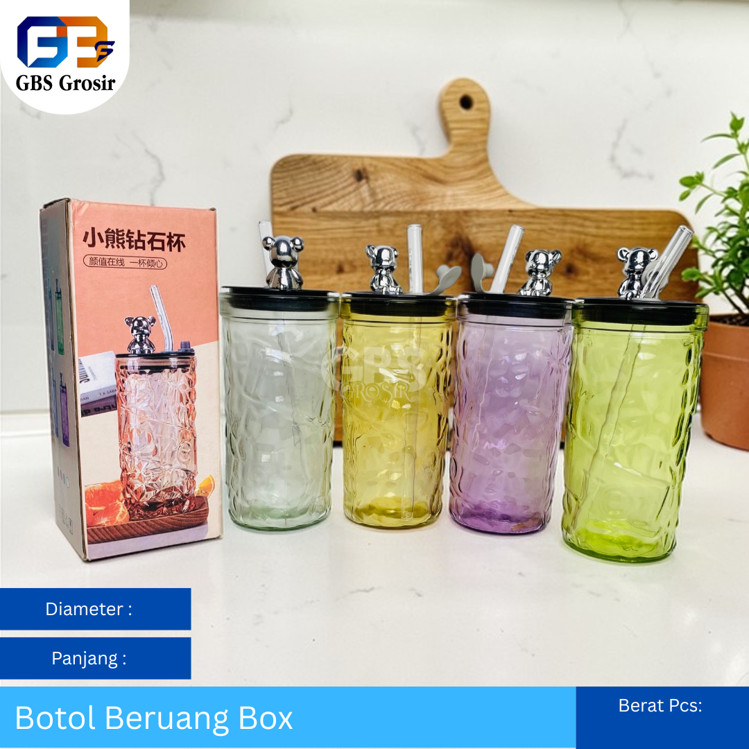 Botol Beruang Box Asli (80pcs)
