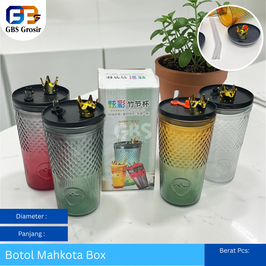 Botol Mahkota Box Asli (80pcs)