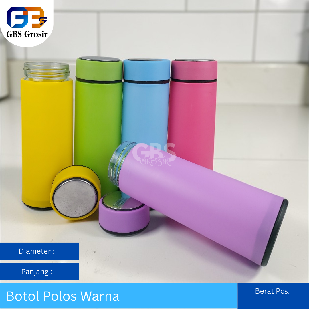 Botol Polos Warna (80pcs)