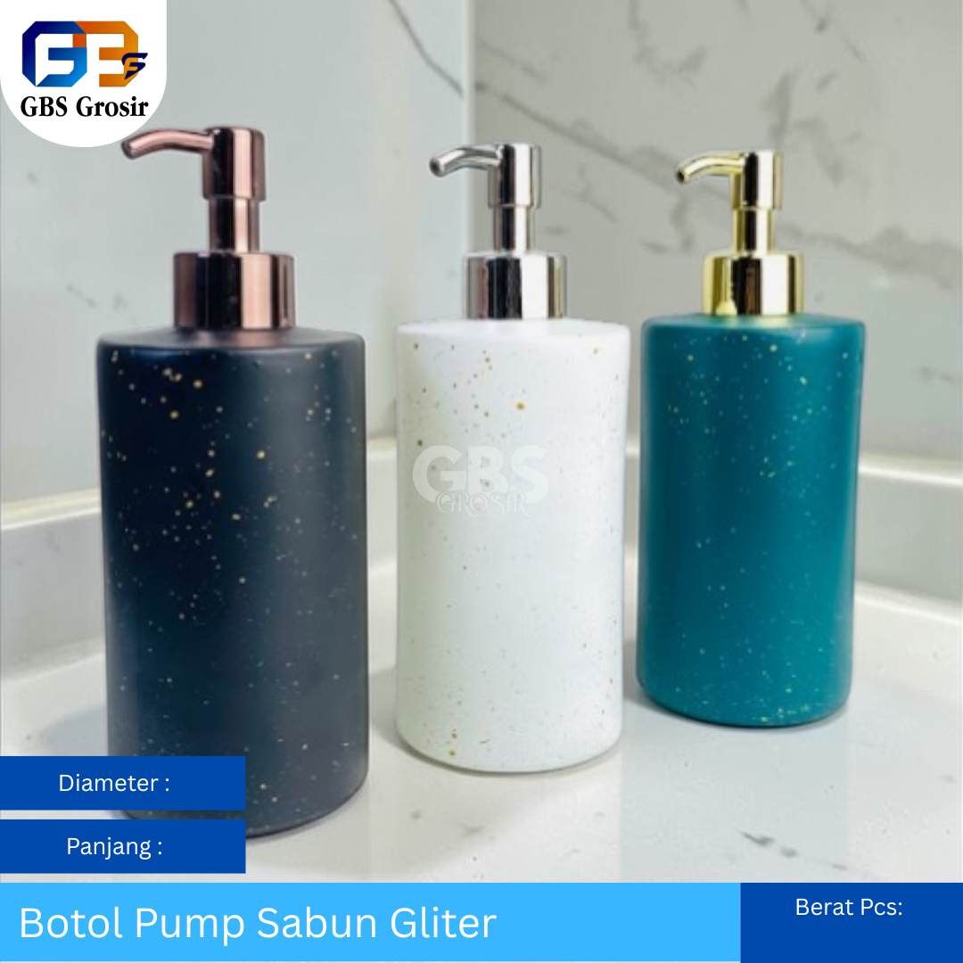 Botol Pump Sabun Gliter (48pcs)