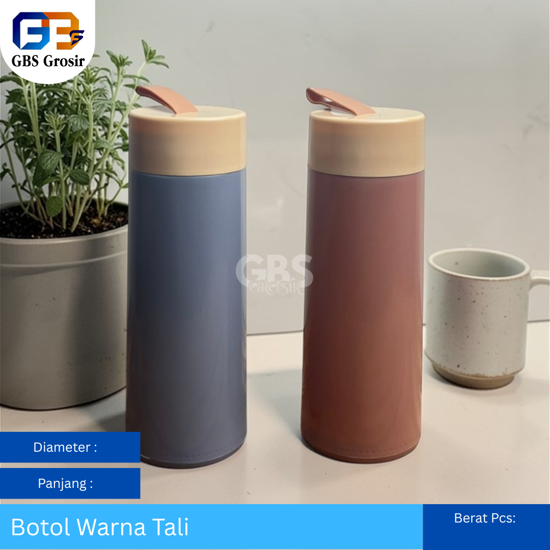 Botol Warna Tali Kaca (80pcs)