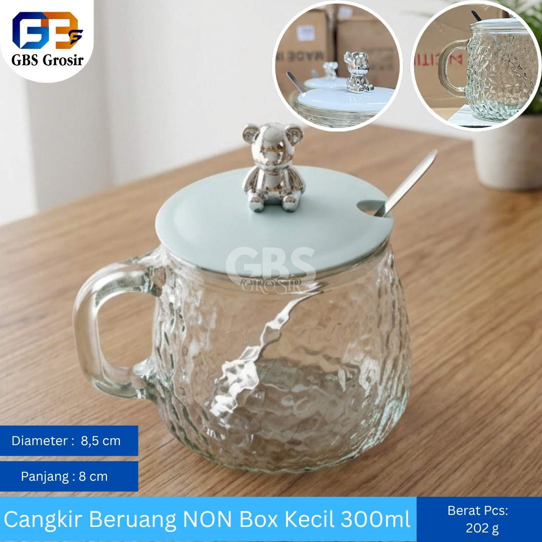 Cangkir Beruang NON Box Kecil 300 ml (80pcs)