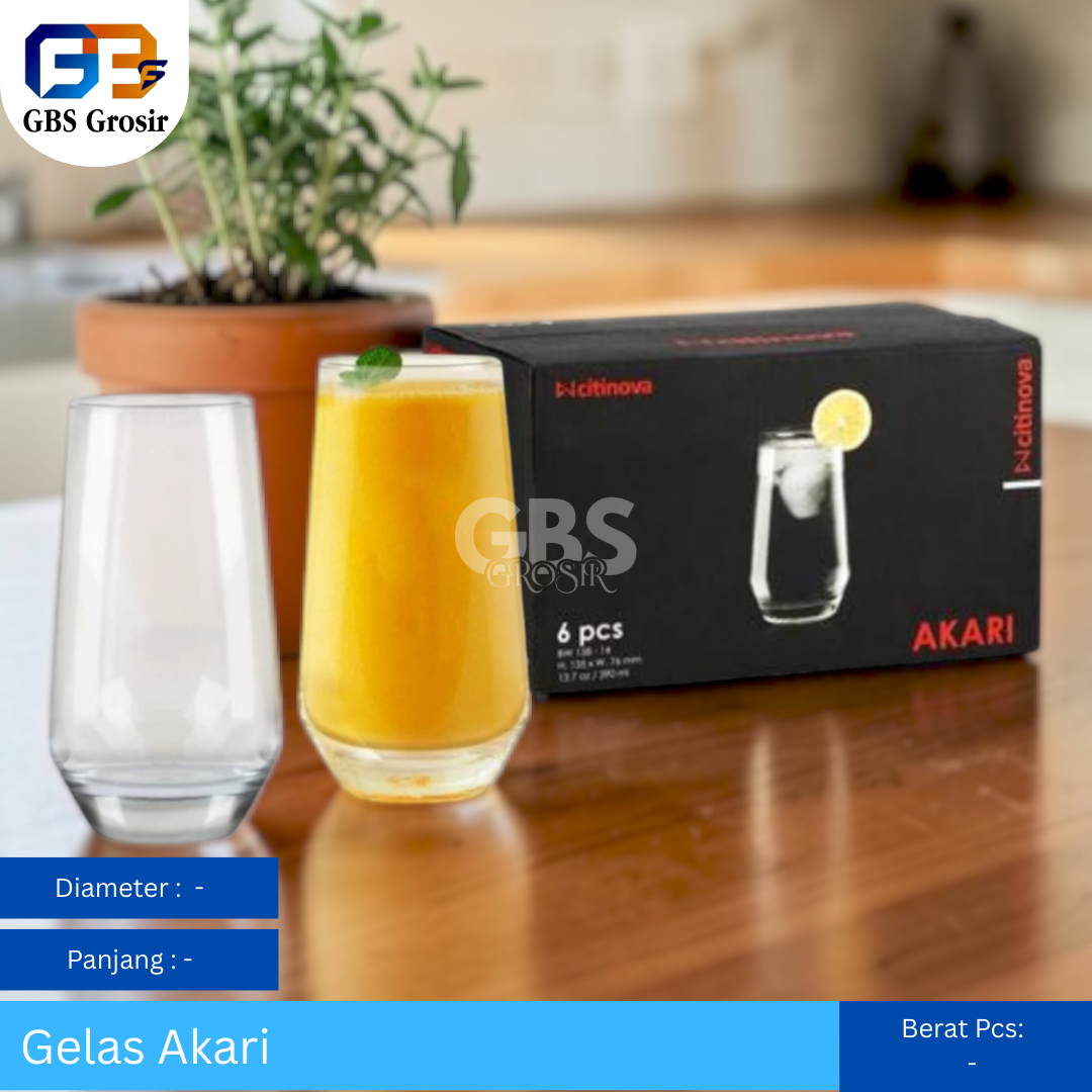 Gelas Akari Set (48pcs)