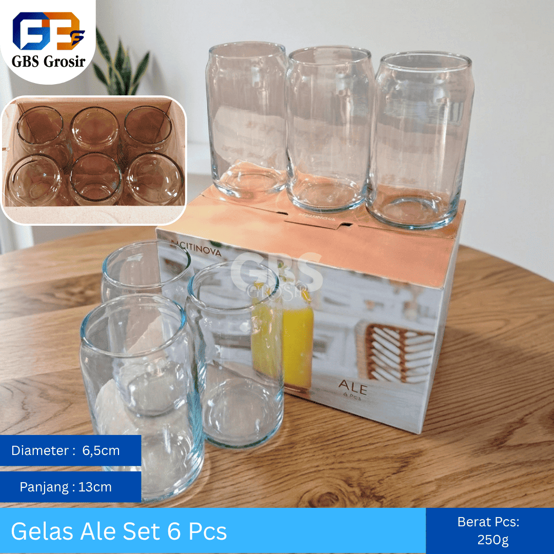 Gelas Ale Set 6 Pcs (48pcs)