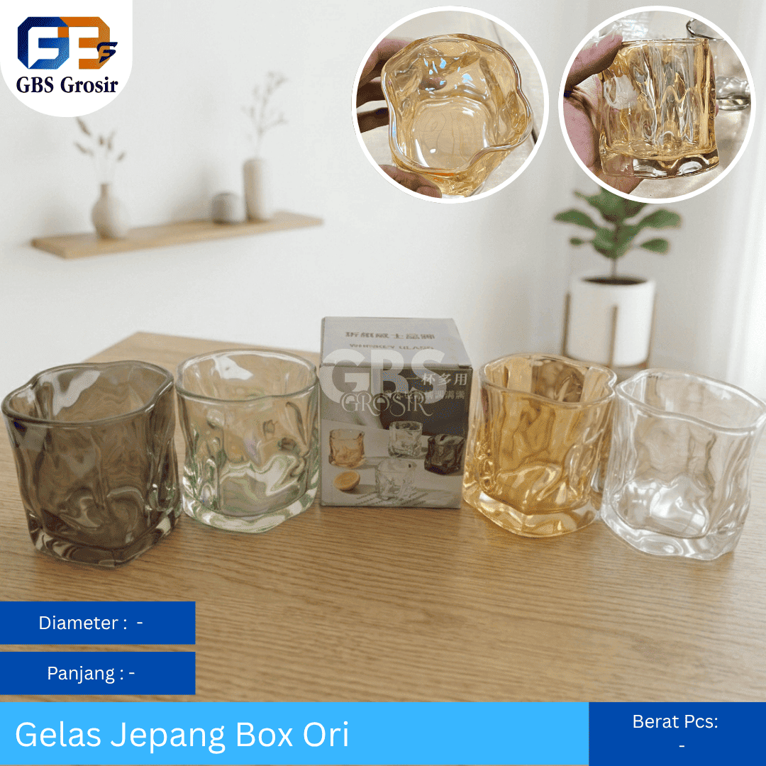 Gelas Jepang Box Ori (96pcs)