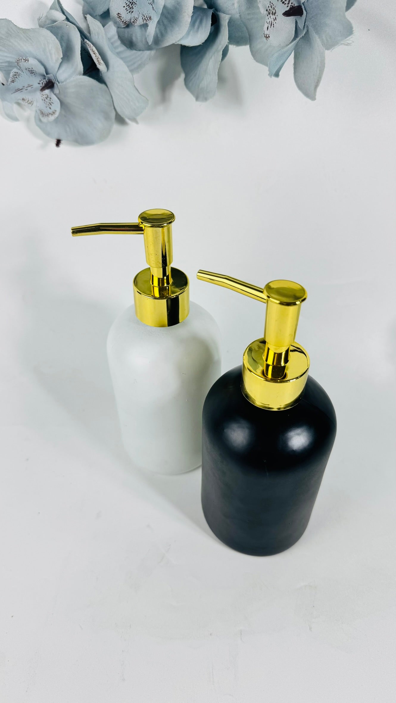 Botol Pump Sabun Hitam & Putih (48pcs)