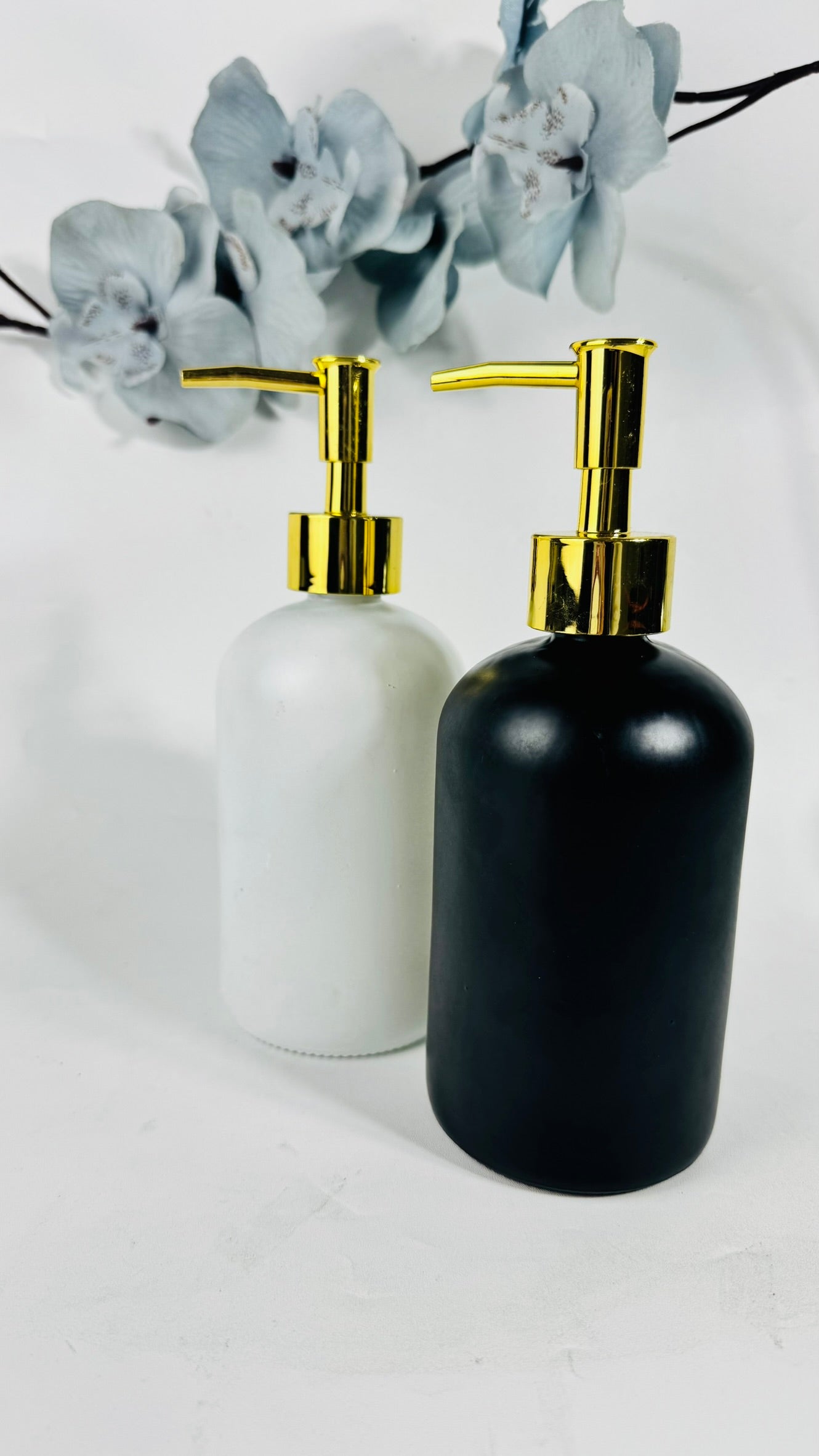 Botol Pump Sabun Hitam & Putih (48pcs)