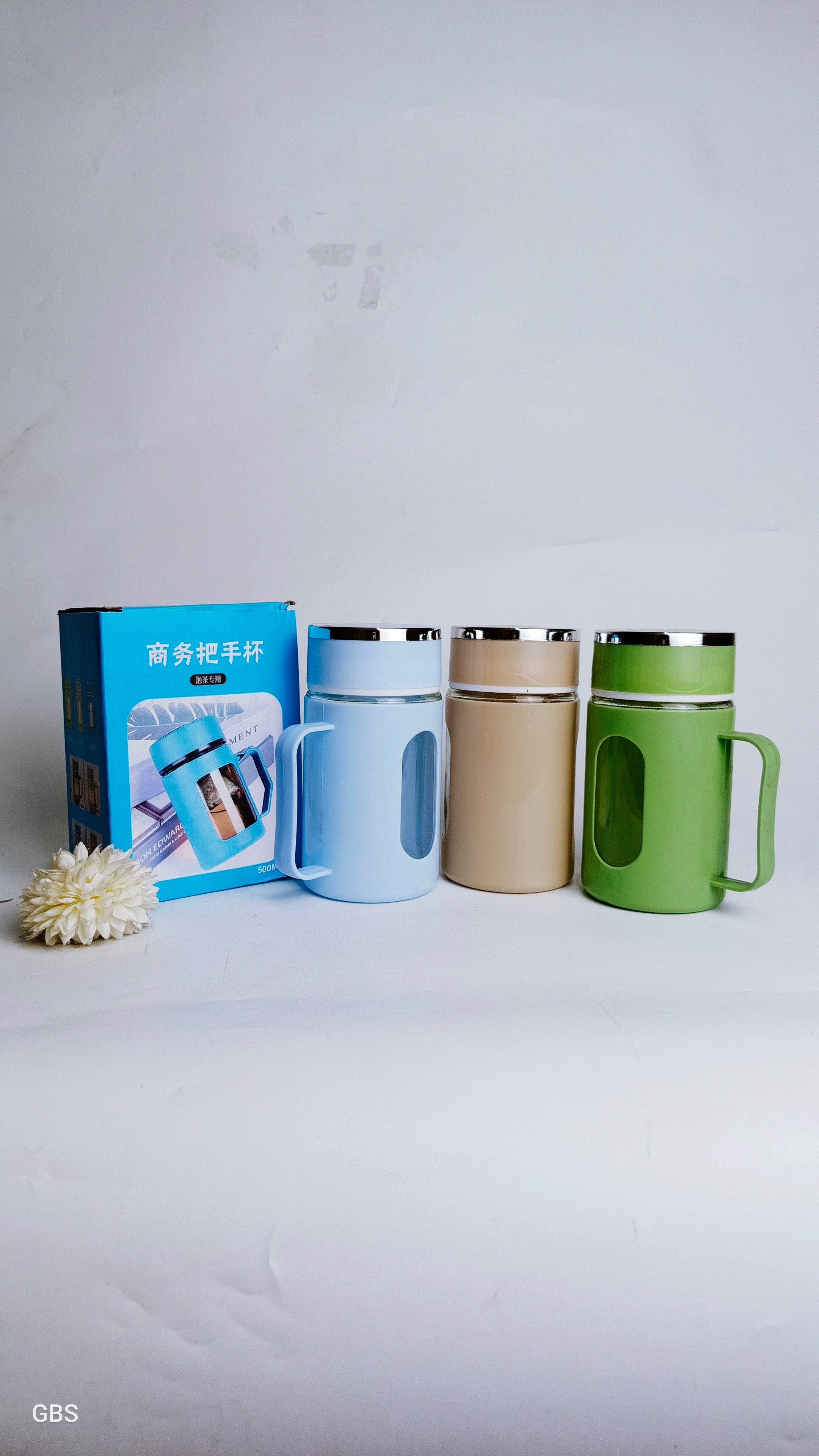 Gelas Jar Pastel Box Ori (60pcs)