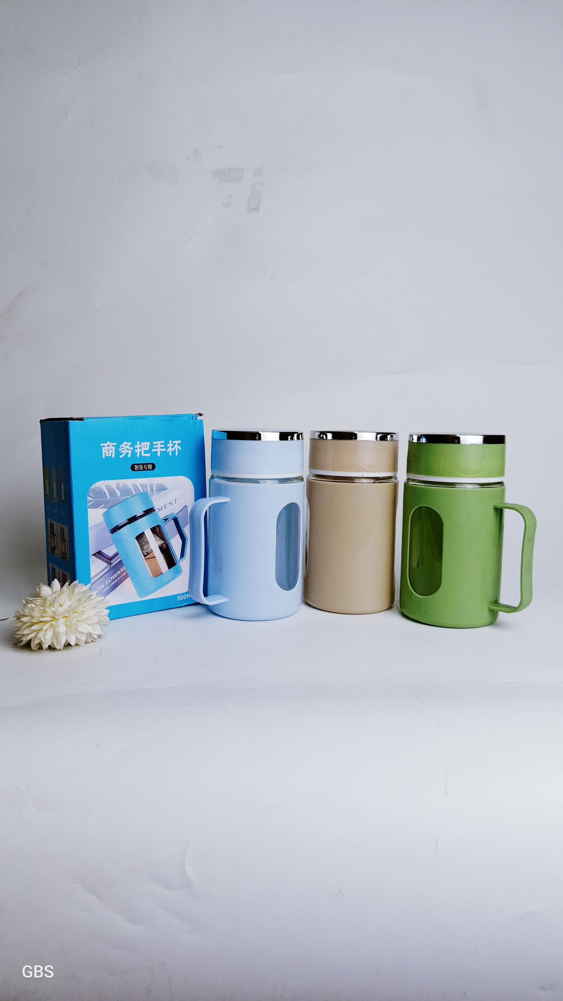 Gelas Jar Pastel Box Ori (60pcs)